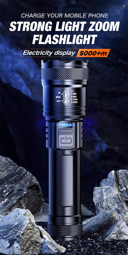 1600 Lumen Tactical LED Flashlight