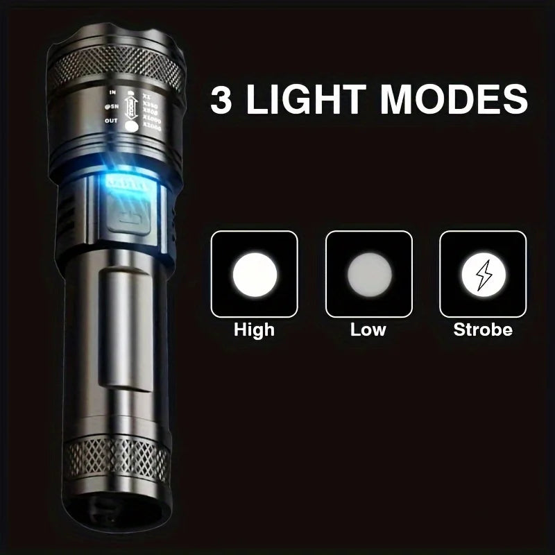 1600 Lumen Tactical LED Flashlight