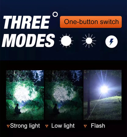 1600 Lumen Tactical LED Flashlight