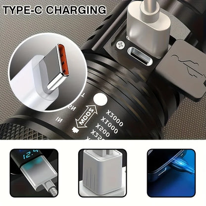 1600 Lumen Tactical LED Flashlight